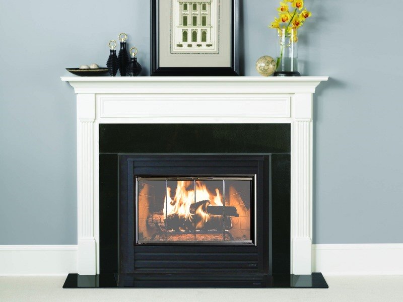 This beautiful modern fireplace door is an inside fit and ideal for anyone who wants an understated fireplace door.